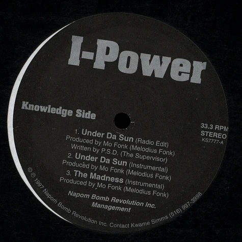 I-Power - Under Da Sun
