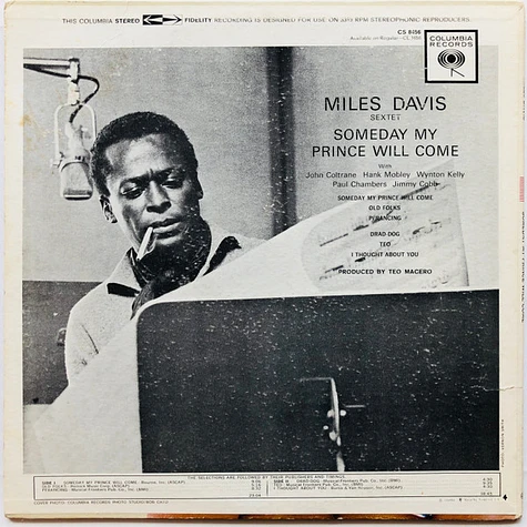 The Miles Davis Sextet - Someday My Prince Will Come