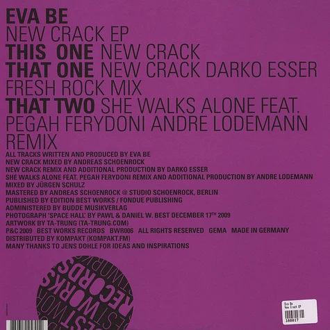 Eva Be - New Crack EP