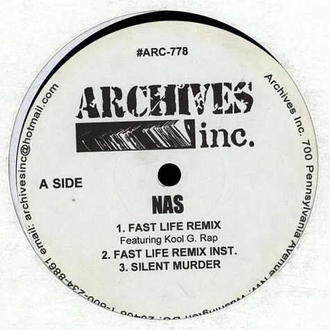 Nas - Fast Life Remix feat. Kool G Rap