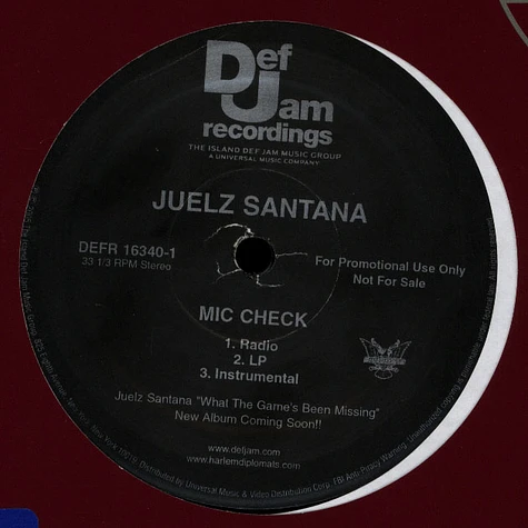 Juelz Santana - Mic Check