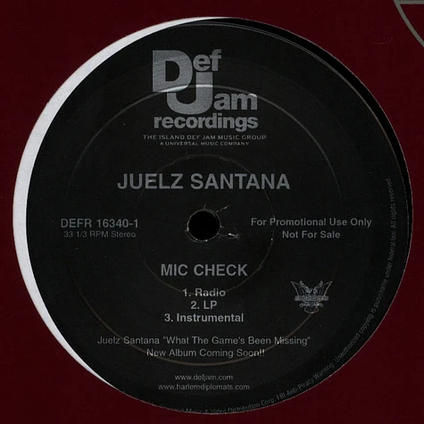 Juelz Santana - Mic Check