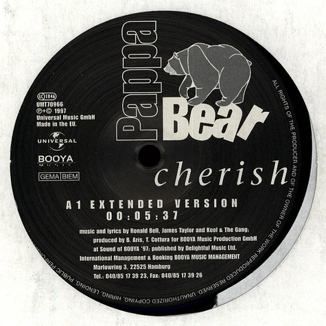 Pappa Bear - Cherish