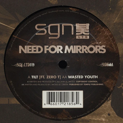 Need For Mirrors - Tilt feat. Zero T