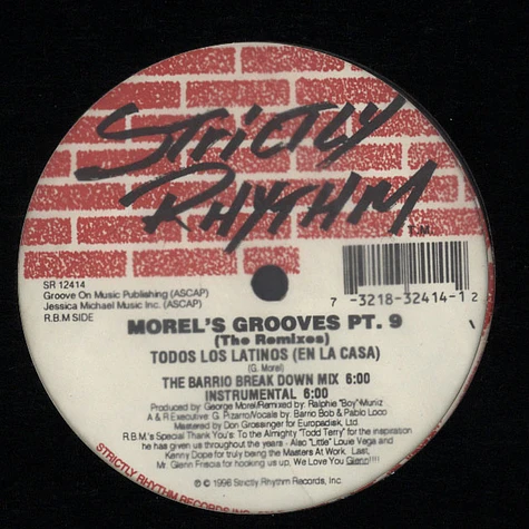 George Morel - Morel's Grooves Part 9