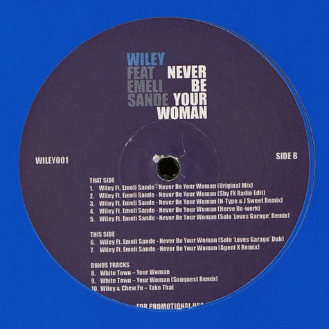 Wiley - Never Be Your Woman feat. Emeli Sande