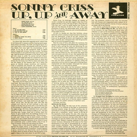 Sonny Criss - Up, Up And Away