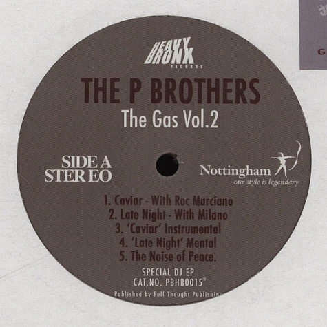 P Brothers - The gas EP Volume 2