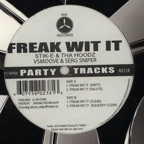 Stik E & Tha Hoodz - Freak wit it