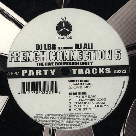 DJ LBR feat DJ ALI - French connection 5