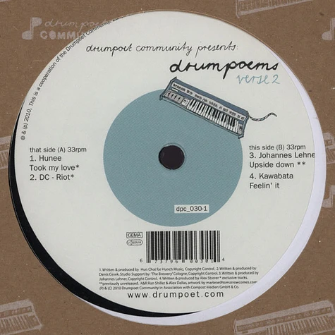 V.A. - Drumpoems Verse 2 EP 2