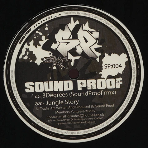 Sound Proof Productions - 3Degrees Remix / Jungle Story