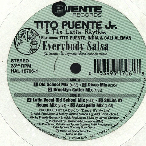 Tito Puente Jr. & The Latin Rhythm - Everybody Salsa
