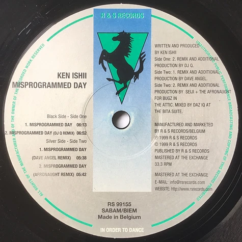 Ken Ishii - Misprogrammed Day (Remixes)