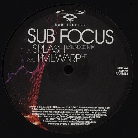 Sub Focus - Splash