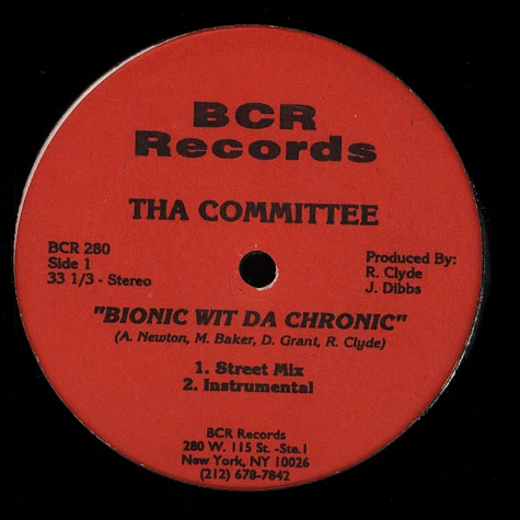 Tha Committee - Bionic Wit Da Chronic / Little Animals