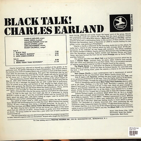 Charles Earland - Black Talk!