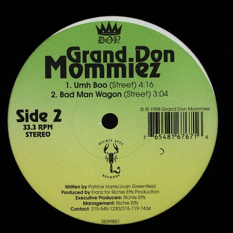 Grand Don Mommiez - Umh Boo