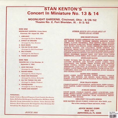 Stan Kenton - Concert In Miniature No. 13 & 14