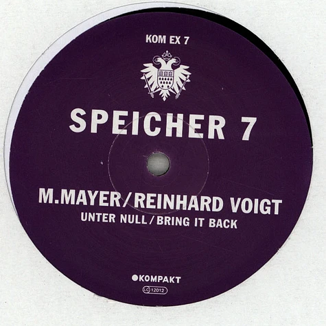 M. Mayer* / Reinhard Voigt - Speicher 7