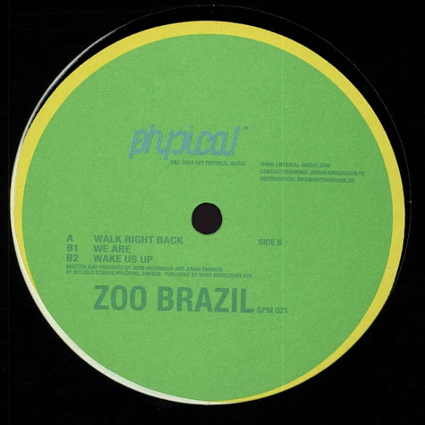 Zoo Brazil - Walk Right Back