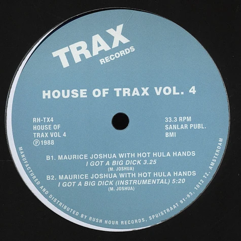 House Of Trax - Volume 4