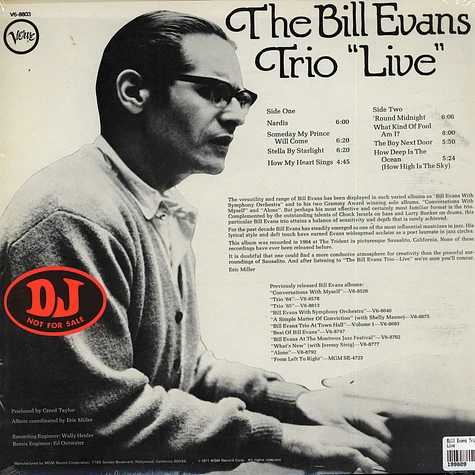 Bill Evans Trio - Live