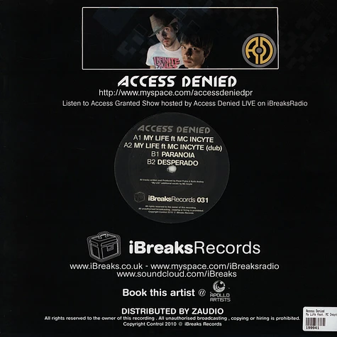 Access Denied - My Life feat. MC Incyte