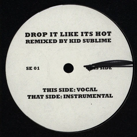 Snoop Dogg - Drop it like its hot Kid Sublime remix