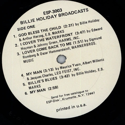 Billie Holiday - Radio & TV Broadcasts Vol. 2, 1953-1956