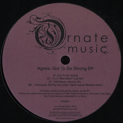 Agnes - Got To Be Strong EP