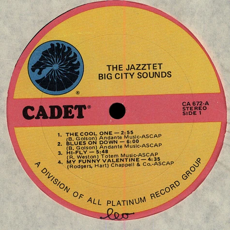 The Jazztet - Big City Sounds