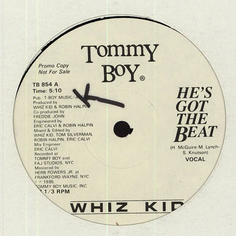 Whiz Kid - He's got the beat