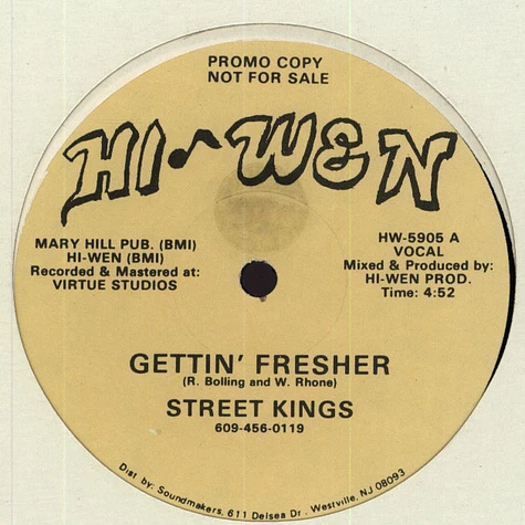 Street Kings - Gettin' Fresher