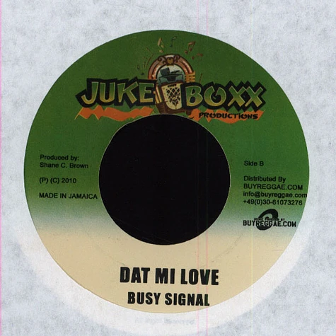 Busy Signal - Government Gone Luuu / Dat Mi Love