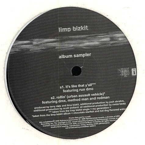 Limp Bizkit - Album Sampler