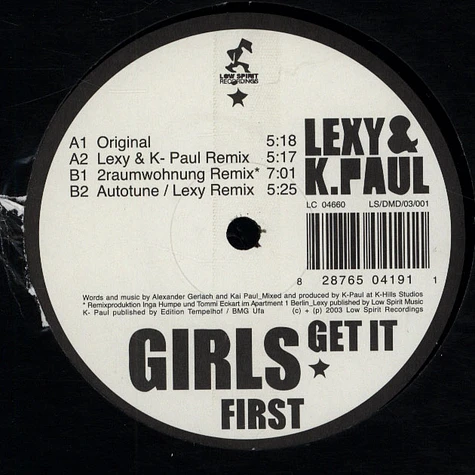 Lexy & K-Paul - Girls Get It First