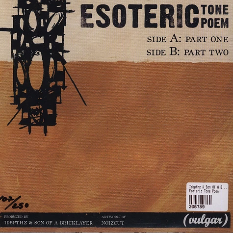 Idepthz & Son Of A Bricklayer - Esoteric Tone Poem