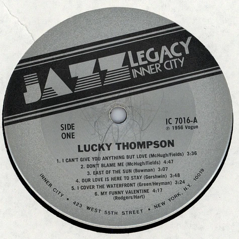 Lucky Thompson - Lucky Thompson