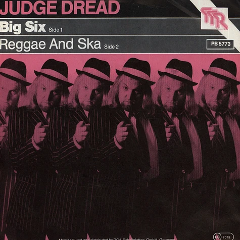 Judge Dread - Big Six / Reggae And Ska