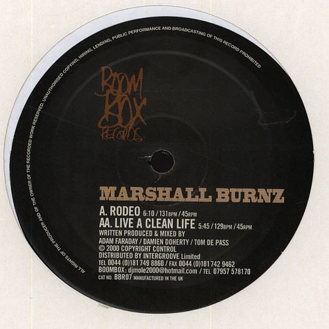 Marshall Burnz - Rodeo