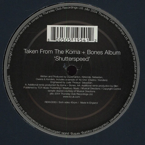 Koma & Bones Featuring Robert Owens - Take Me Back