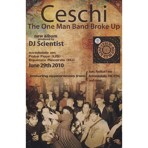 Ceschi - The One Man Band Broke Up Poster