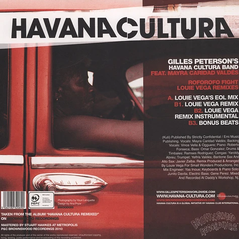 Gilles Peterson - Havana Cultura: Roforofo Fight Louie Vega Remixes