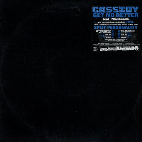 Cassidy Feat. Mashonda - Get No Better