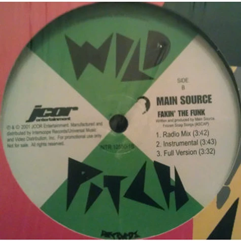 Main Source - Looking At The Front Door / Fakin' The Funk