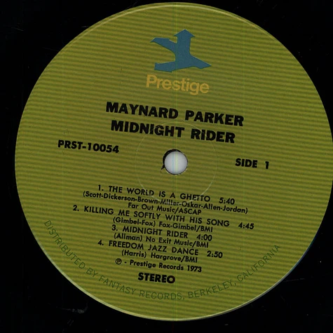 Maynard Parker - Midnight Rider
