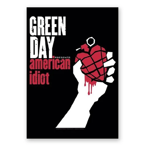 Green Day - American Idiot Flag