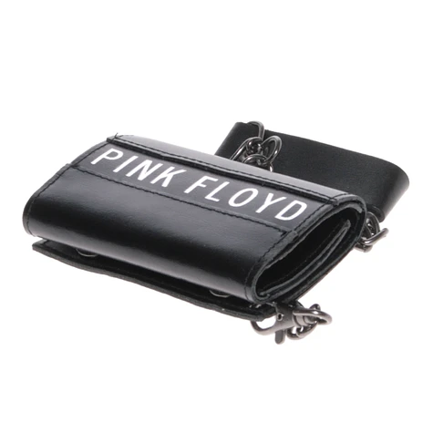Pink Floyd - Chain Leather Wallet w/ Metal Badge