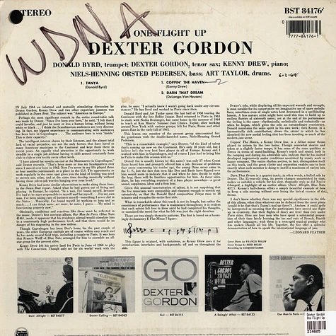 Dexter Gordon - One Flight Up